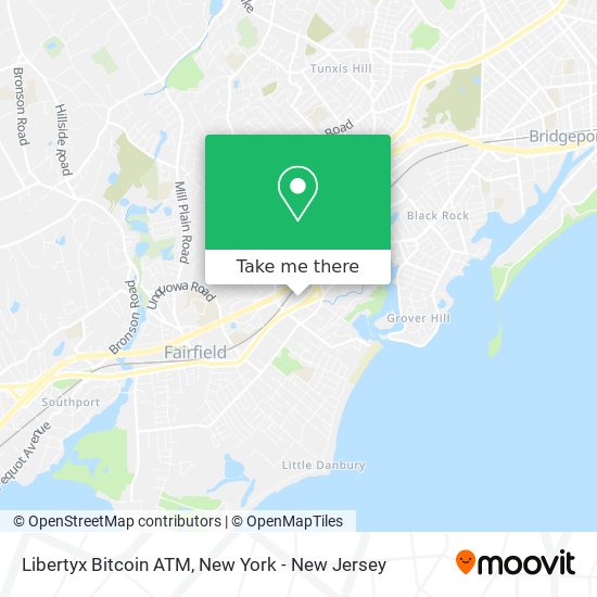 Mapa de Libertyx Bitcoin ATM