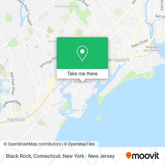 Black Rock, Connecticut map