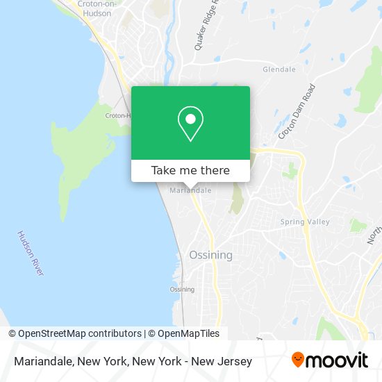 Mariandale, New York map