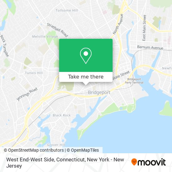 West End-West Side, Connecticut map