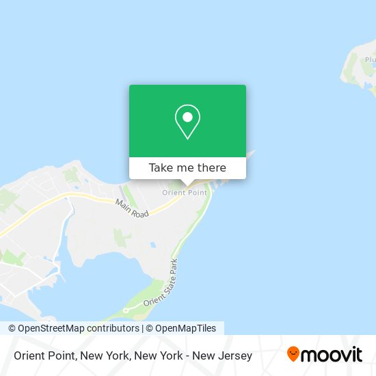 Mapa de Orient Point, New York