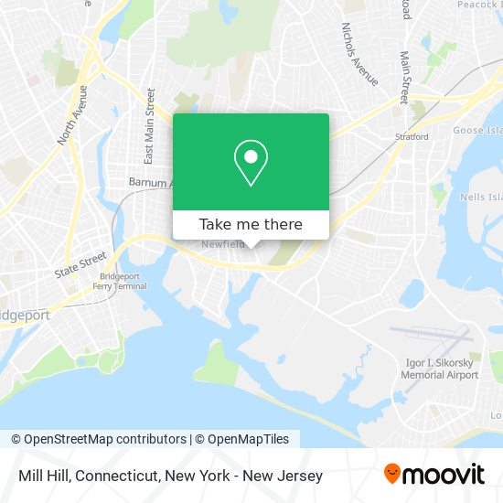 Mapa de Mill Hill, Connecticut