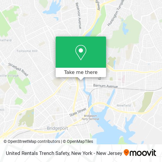 United Rentals Trench Safety map