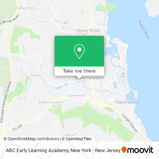 Mapa de ABC Early Learning Academy