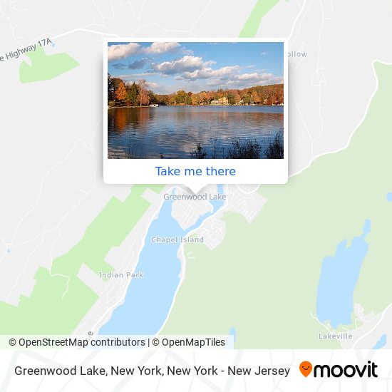 Greenwood Lake, New York map