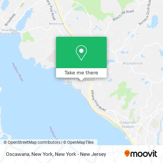 Mapa de Oscawana, New York