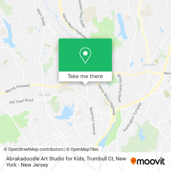 Abrakadoodle Art Studio for Kids, Trumbull Ct map