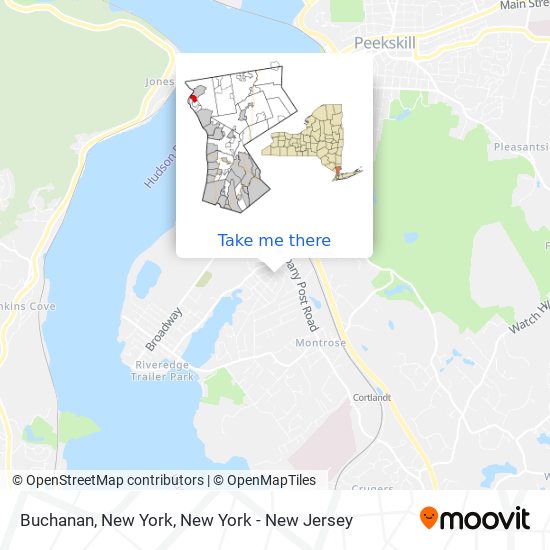 Mapa de Buchanan, New York
