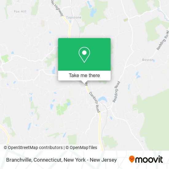 Branchville, Connecticut map