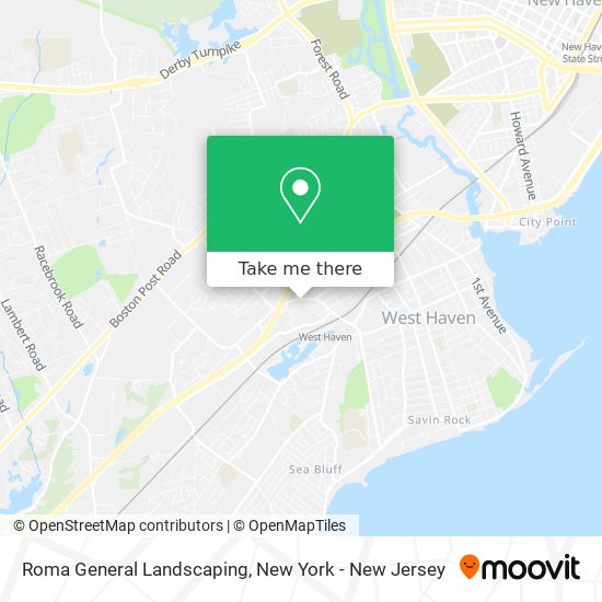 Roma General Landscaping map