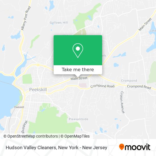 Mapa de Hudson Valley Cleaners