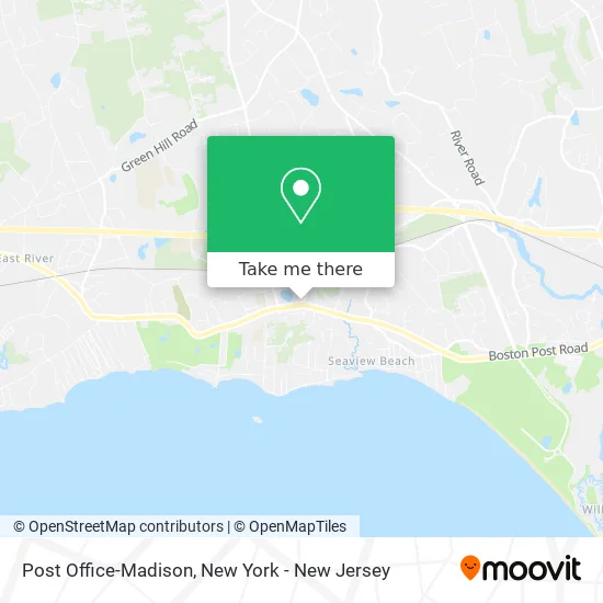 Post Office-Madison map