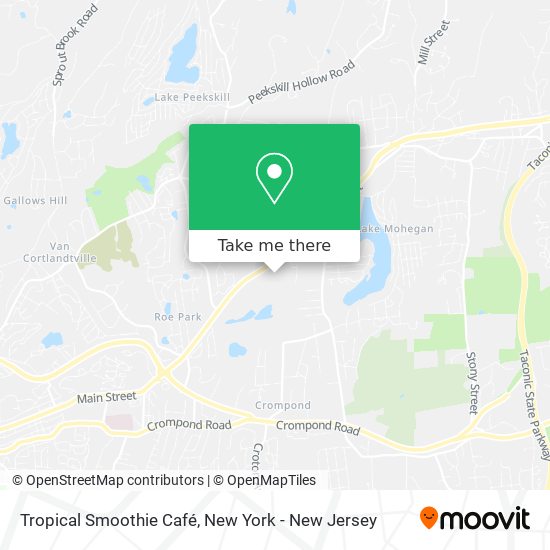 Tropical Smoothie Café map