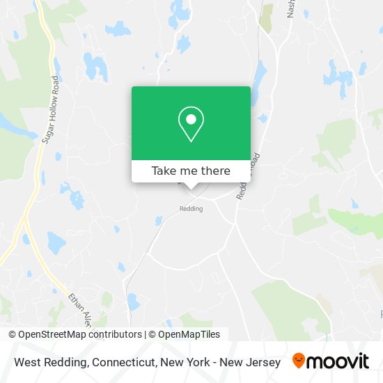Mapa de West Redding, Connecticut