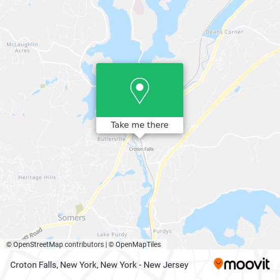 Croton Falls, New York map