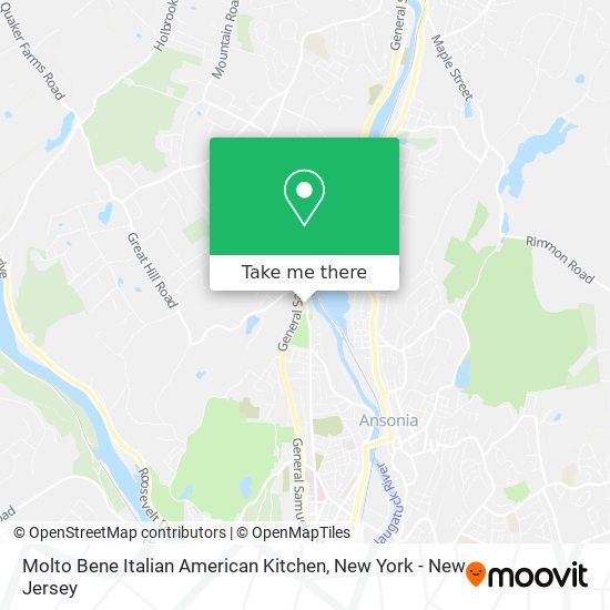 Molto Bene Italian American Kitchen map