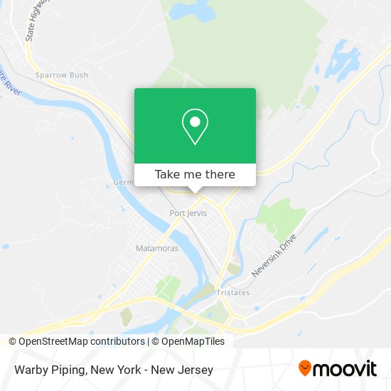 Mapa de Warby Piping