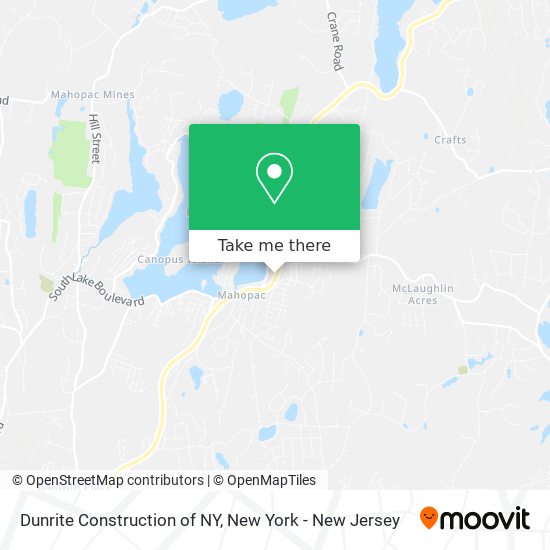 Mapa de Dunrite Construction of NY