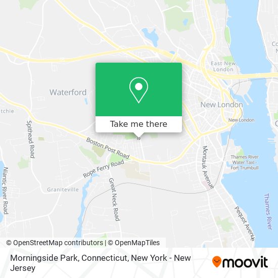 Morningside Park, Connecticut map