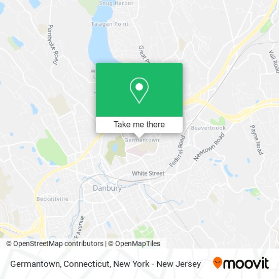Mapa de Germantown, Connecticut