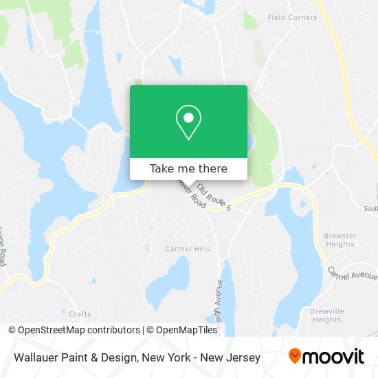 Wallauer Paint & Design map