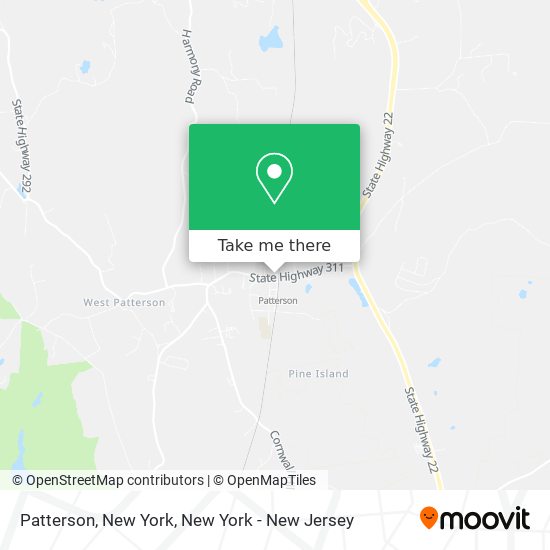 Mapa de Patterson, New York