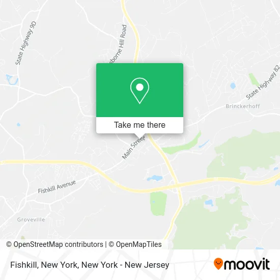 Fishkill, New York map