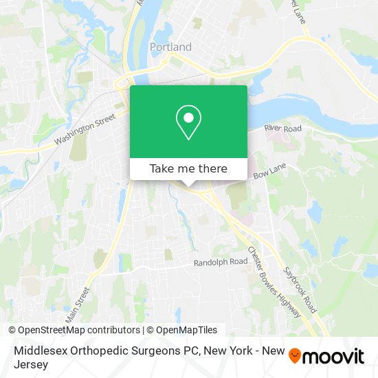 Middlesex Orthopedic Surgeons PC map