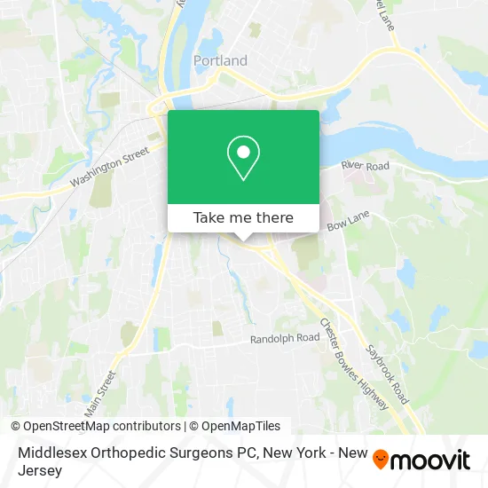 Middlesex Orthopedic Surgeons PC map