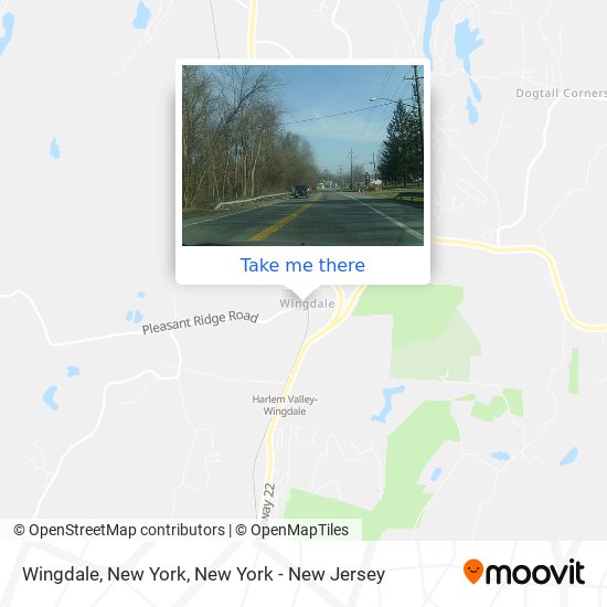 Wingdale, New York map