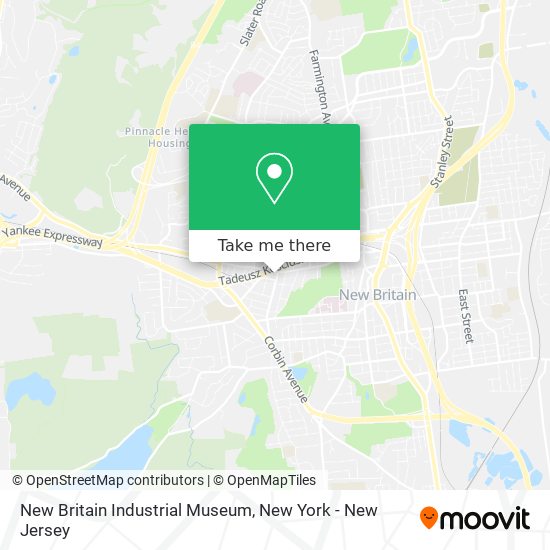 New Britain Industrial Museum map