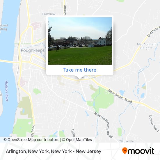 Mapa de Arlington, New York