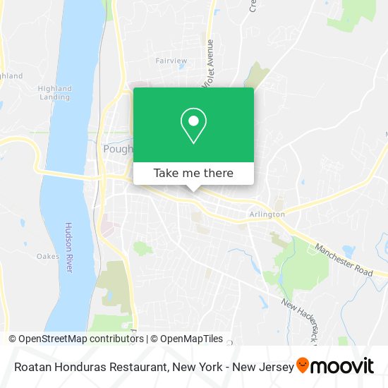 Roatan Honduras Restaurant map