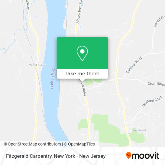 Fitzgerald Carpentry map