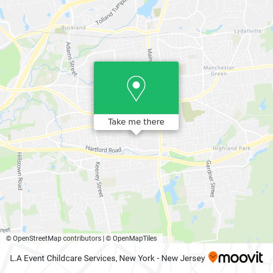 Mapa de L.A Event Childcare Services