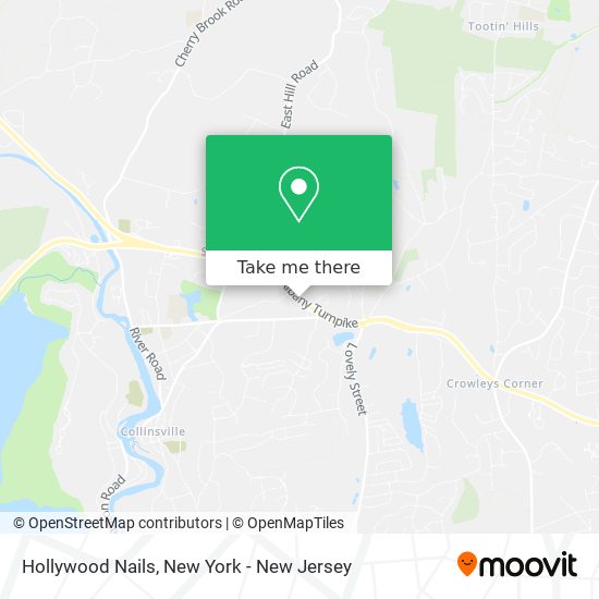 Hollywood Nails map