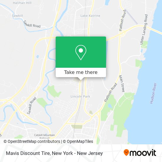 Mapa de Mavis Discount Tire