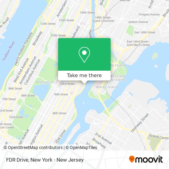 FDR Drive map