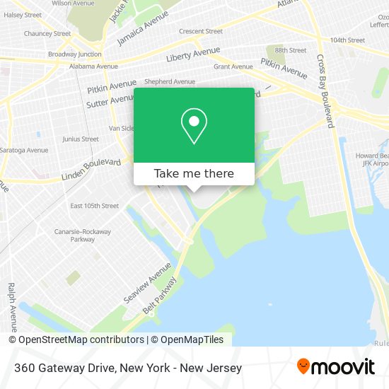 Mapa de 360 Gateway Drive