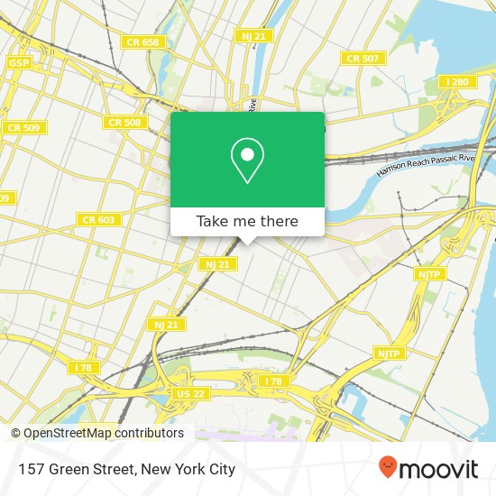 Mapa de 157 Green Street