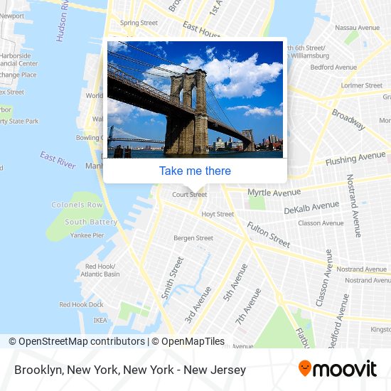 Brooklyn, New York map