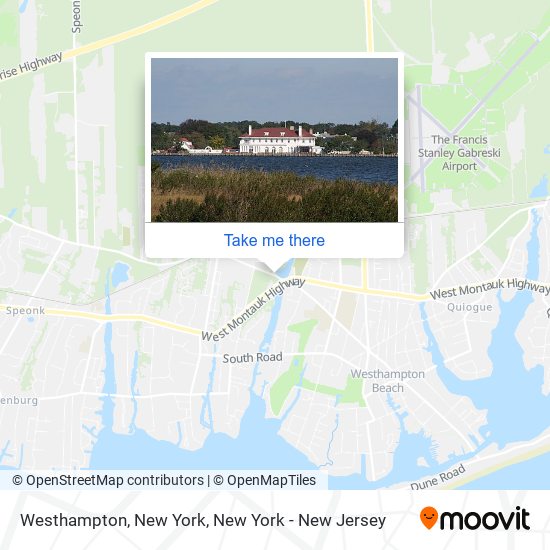 Mapa de Westhampton, New York