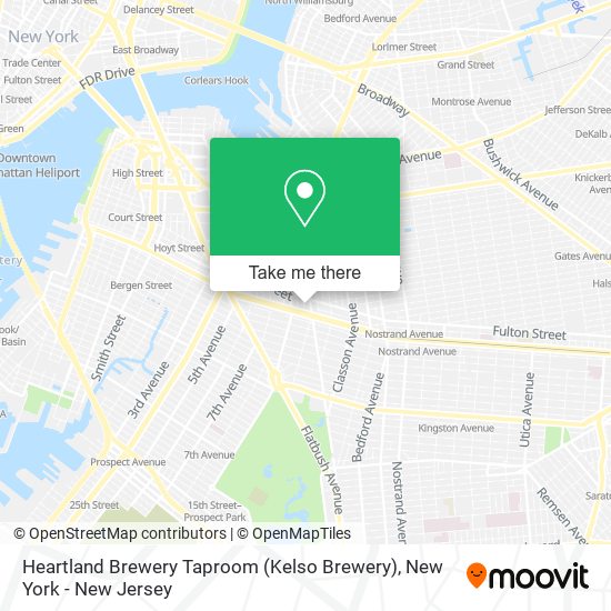 Heartland Brewery Taproom (Kelso Brewery) map