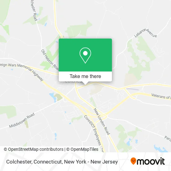 Colchester, Connecticut map