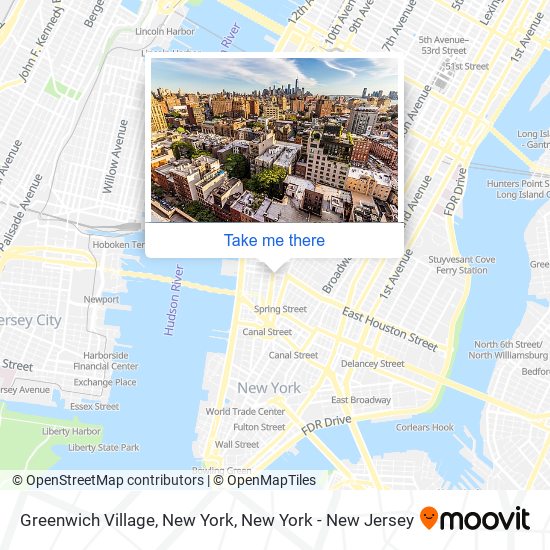 Greenwich Village, New York map