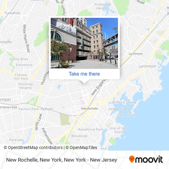 New Rochelle, New York map