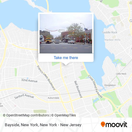 Bayside, New York map