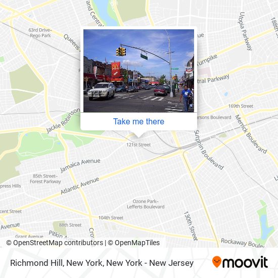 Mapa de Richmond Hill, New York