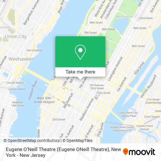 Eugene O'Neill Theatre (Eugene ONeill Theatre) map
