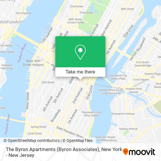 Mapa de The Byron Apartments (Byron Associates)